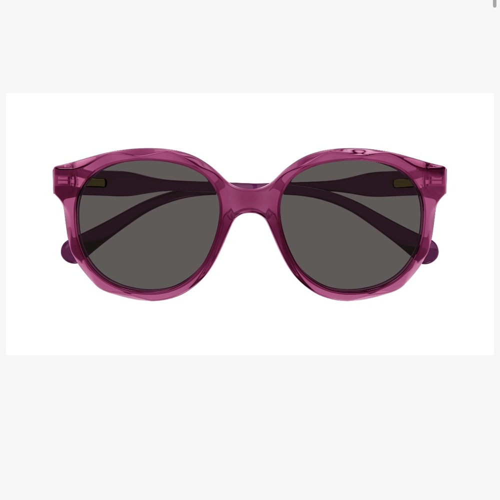 Stylish Purple Round Sunglasses
